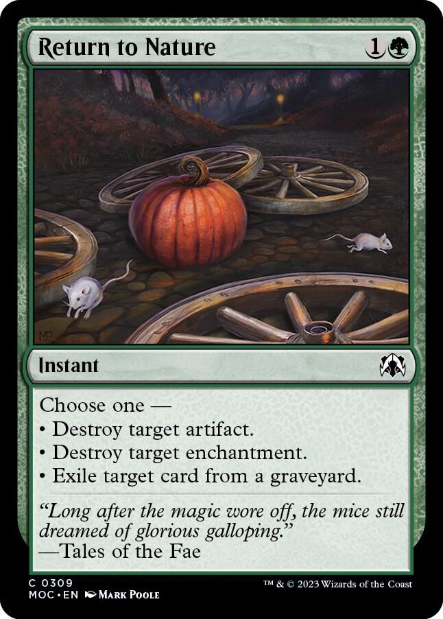Return to Nature [Commander: March of the Machine] 309