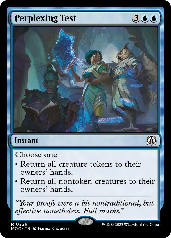 Perplexing Test [Commander: March of the Machine] 229