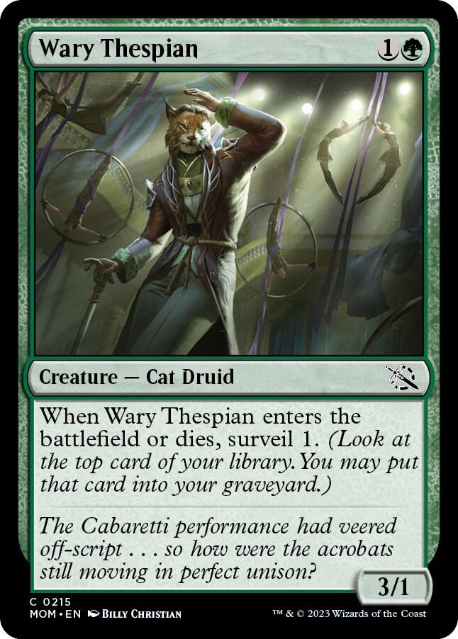 Wary Thespian [March of the Machine] 215
