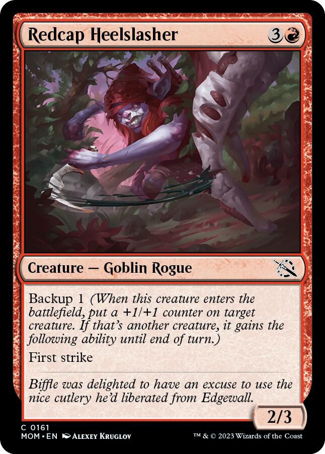 Redcap Heelslasher [March of the Machine] 161