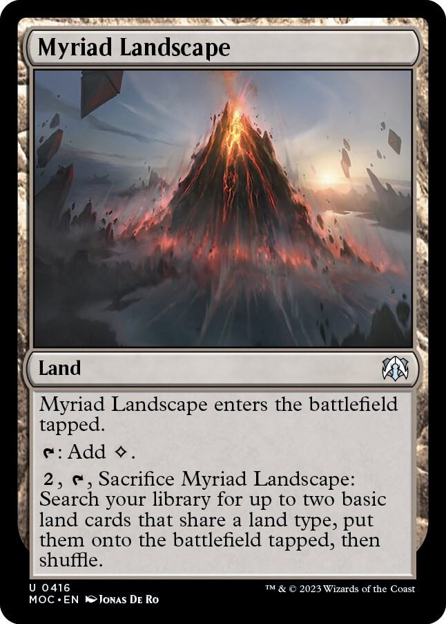 Myriad Landscape [Commander: March of the Machine] 416
