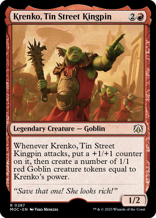 Krenko, Tin Street Kingpin [Commander: March of the Machine] 287
