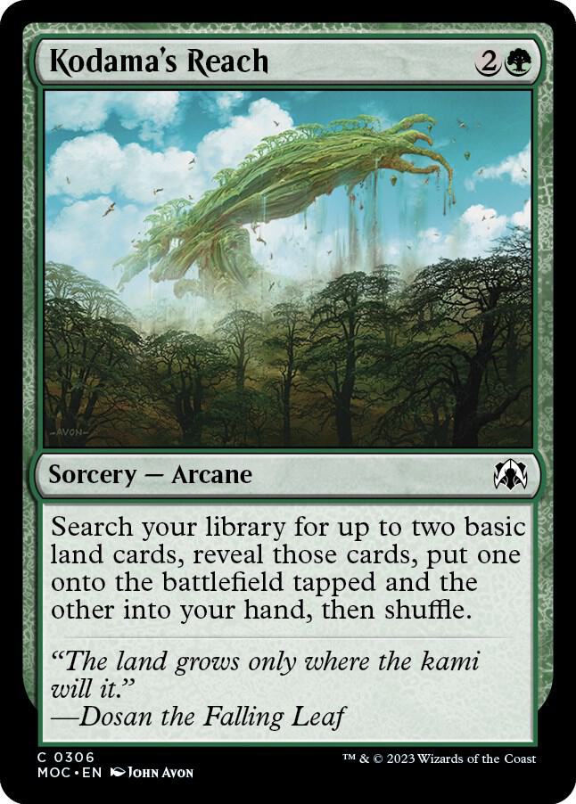 Kodama's Reach [Commander: March of the Machine] 306