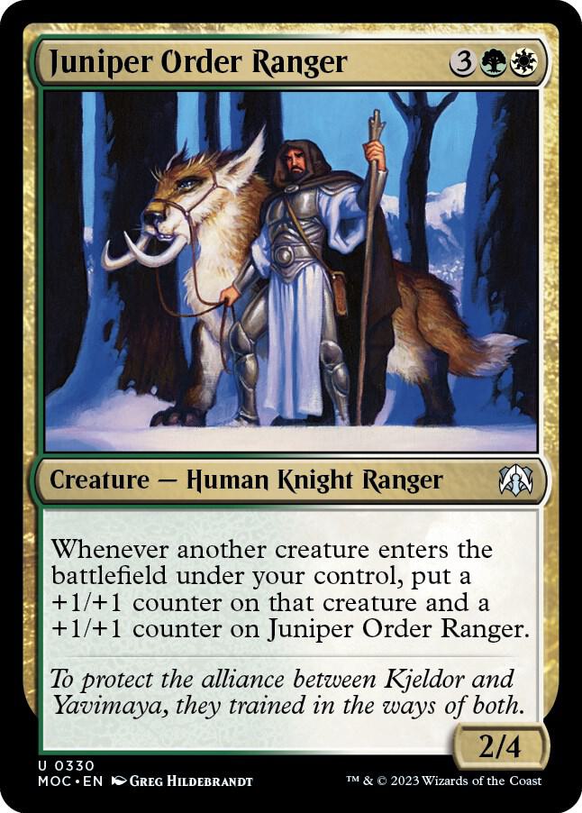 Juniper Order Ranger [Commander: March of the Machine] 330