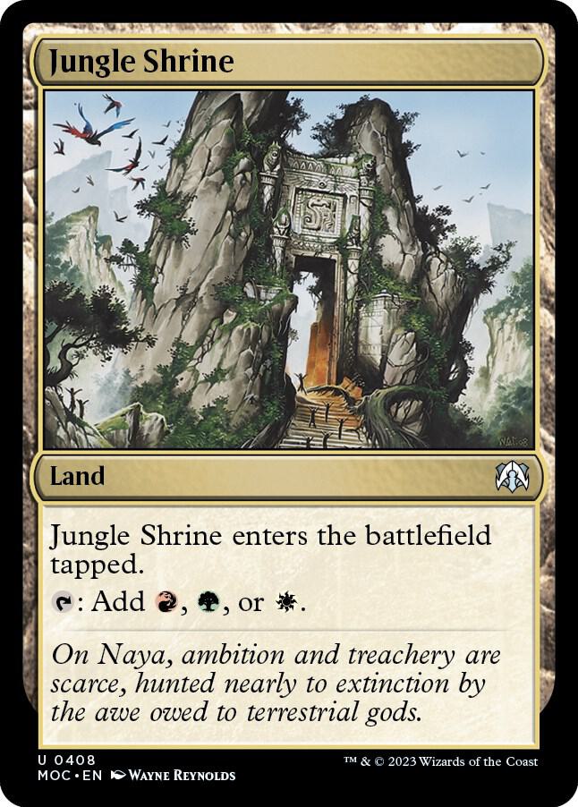 Jungle Shrine [Commander: March of the Machine] 408