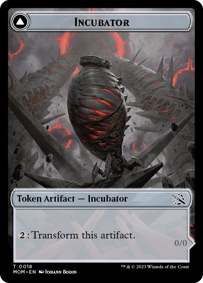 Incubator (0018) // Phyrexian (0018) Double-Sided Token [March of the Machine] 18
