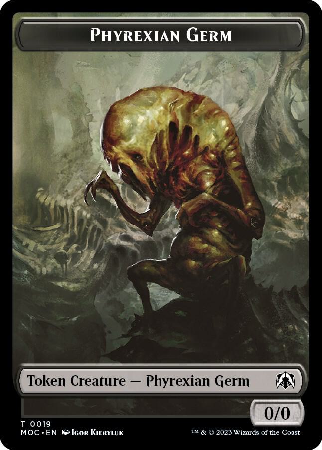 Phyrexian Germ // Myr Double-Sided Token [Commander: March of the Machine] 19 // 38