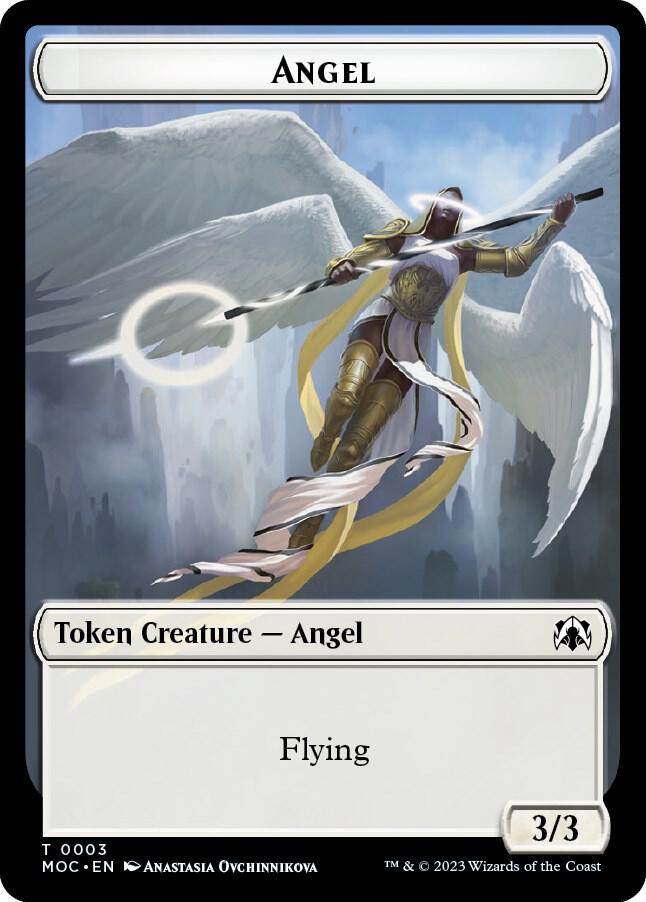 Angel // Demon Double-Sided Token [Commander: March of the Machine] 3 // 18