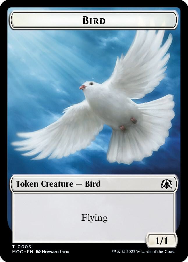 Bird // Kobolds of Kher Keep Double-sided Token [Commander: March of the Machine] 5 // 27