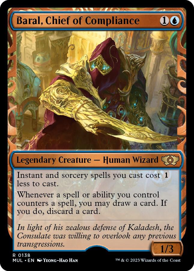 Baral, Chief of Compliance (Halo Foil) [March of the Machine: Multiverse Legends] 138