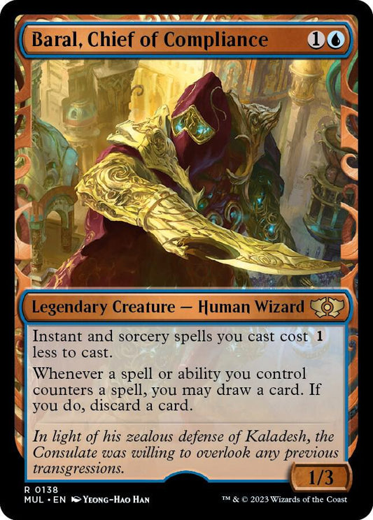 Baral, Chief of Compliance (Halo Foil) [March of the Machine: Multiverse Legends] 138