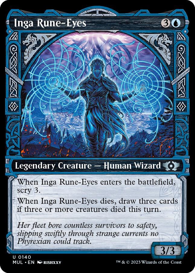 Inga Rune-Eyes (Halo Foil) [March of the Machine: Multiverse Legends] 140