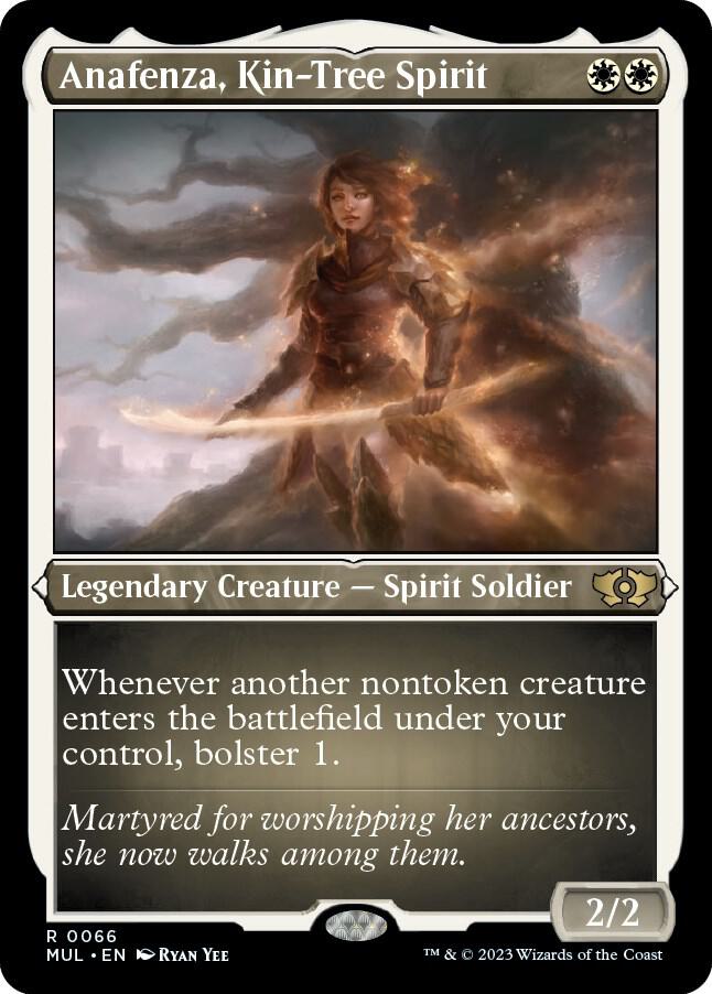 Anafenza, Kin-Tree Spirit (Foil Etched) [March of the Machine: Multiverse Legends] 66