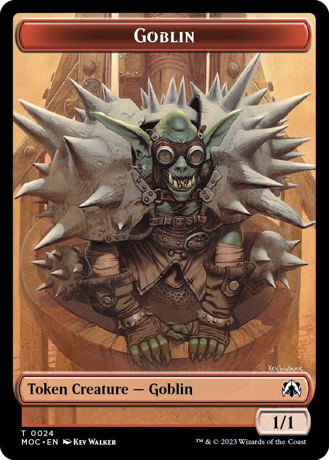 Goblin // Eldrazi Double-sided Token [Commander: March of the Machine] 24 // 1
