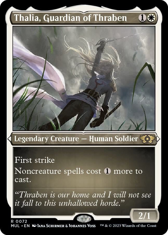 Thalia, Guardian of Thraben (Foil Etched) [March of the Machine: Multiverse Legends] 72