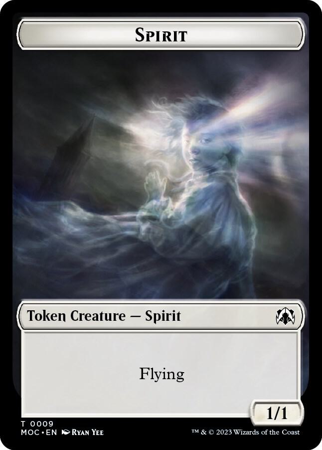 Spirit // Treasure Double-sided Token [March of the Machine] 9 // 20