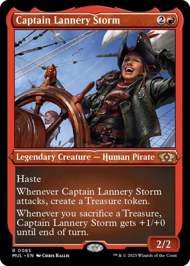 Captain Lannery Storm (Foil Etched) [March of the Machine: Multiverse Legends] 85
