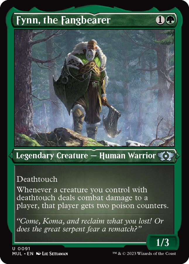 Fynn, the Fangbearer (Foil Etched) [March of the Machine: Multiverse Legends] 91
