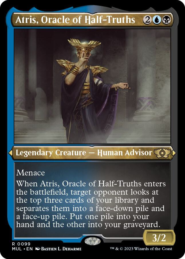 Atris, Oracle of Half-Truths (Foil Etched) [March of the Machine: Multiverse Legends] 99