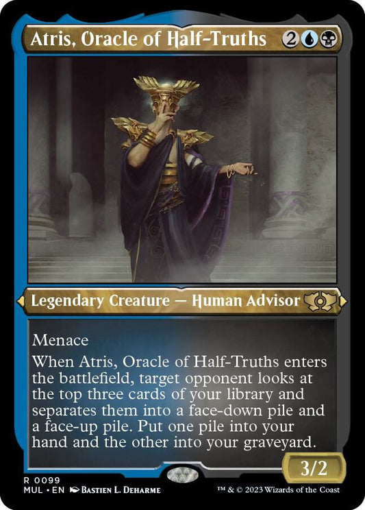 Atris, Oracle of Half-Truths (Foil Etched) [March of the Machine: Multiverse Legends] 99