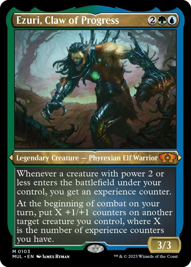 Ezuri, Claw of Progress (Foil Etched) [March of the Machine: Multiverse Legends] 103
