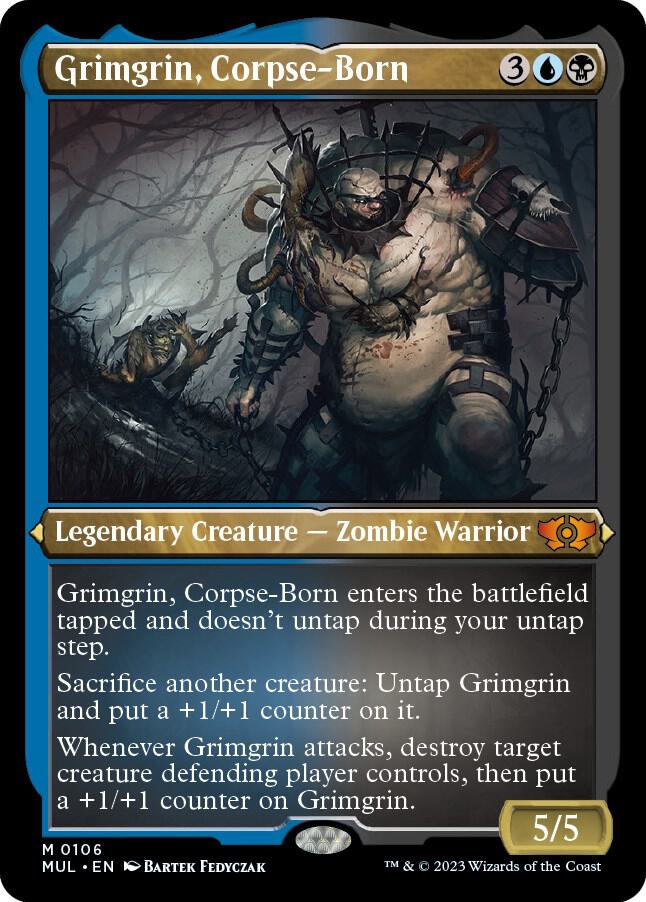 Grimgrin, Corpse-Born (Foil Etched) [March of the Machine: Multiverse Legends] 106