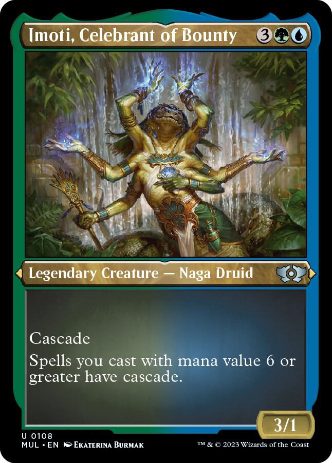 Imoti, Celebrant of Bounty (Foil Etched) [March of the Machine: Multiverse Legends] 108