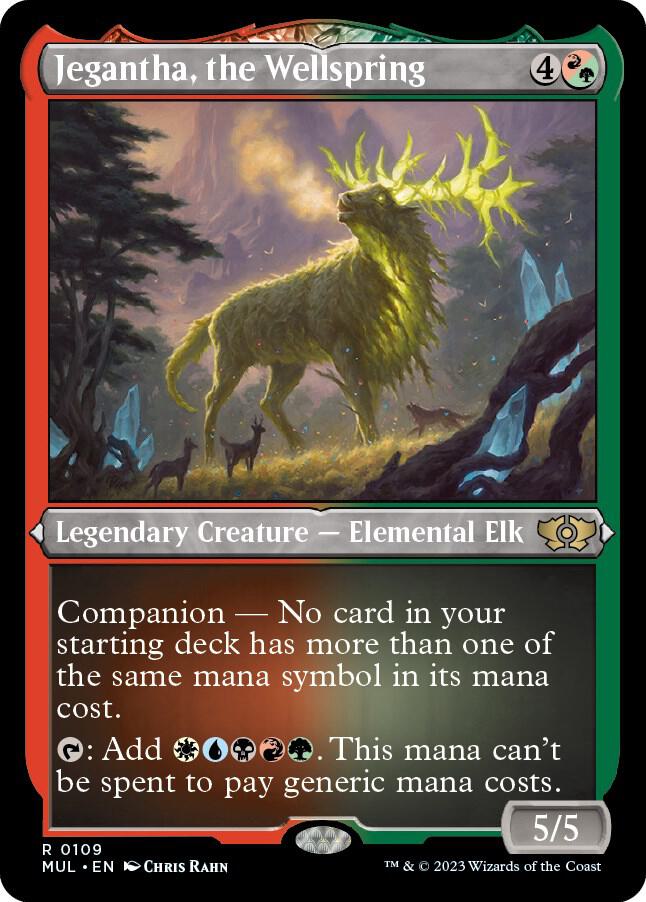 Jegantha, the Wellspring (Foil Etched) [March of the Machine: Multiverse Legends] 109