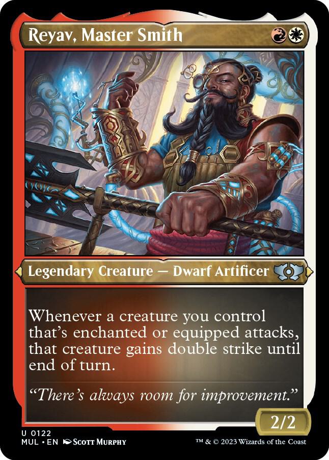 Reyav, Master Smith (Foil Etched) [March of the Machine: Multiverse Legends] 122