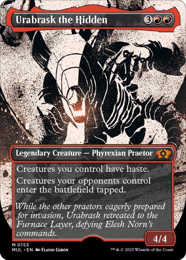 Urabrask the Hidden (Halo Foil) [March of the Machine: Multiverse Legends] 153