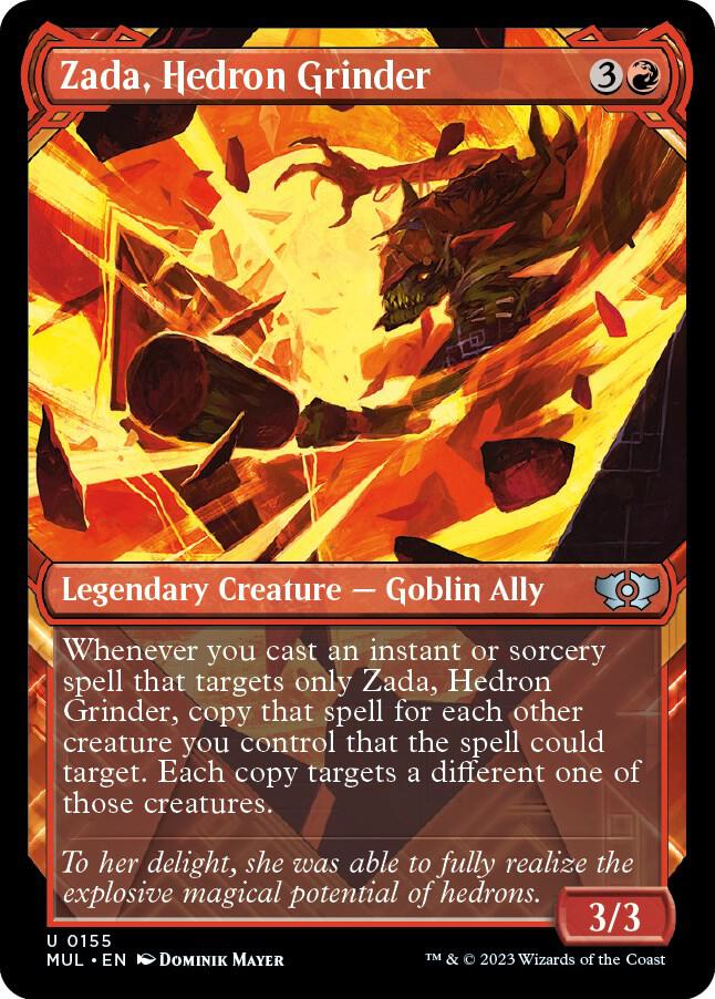Zada, Hedron Grinder (Halo Foil) [March of the Machine: Multiverse Legends] 155
