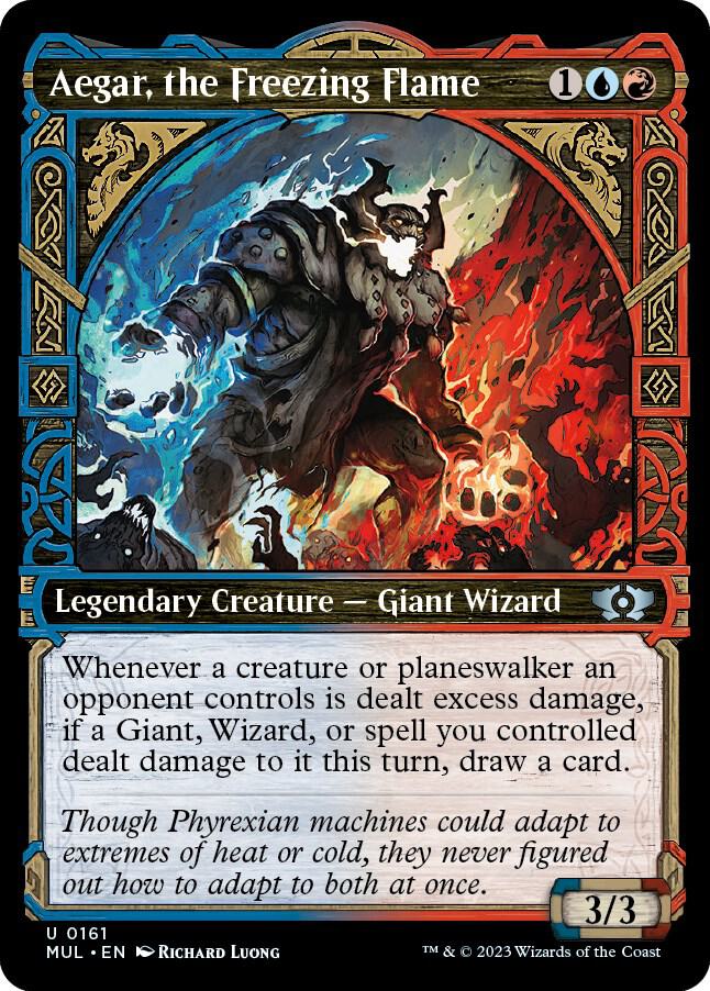 Aegar, the Freezing Flame (Halo Foil) [March of the Machine: Multiverse Legends] 161