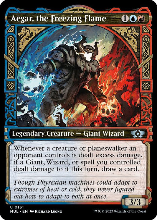 Aegar, the Freezing Flame (Halo Foil) [March of the Machine: Multiverse Legends] 161
