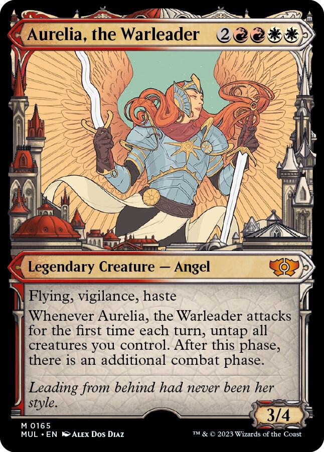 Aurelia, the Warleader (Halo Foil) [March of the Machine: Multiverse Legends] 165
