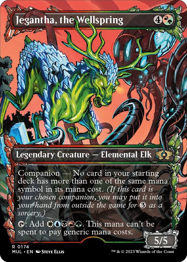 Jegantha, the Wellspring (Halo Foil) [March of the Machine: Multiverse Legends] 174