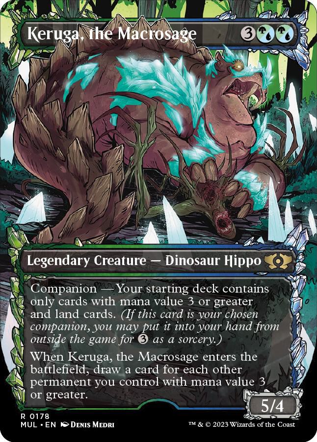 Keruga, the Macrosage (Halo Foil) [March of the Machine: Multiverse Legends] 178