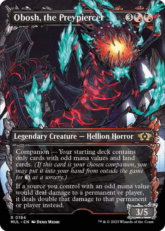 Obosh, the Preypiercer (Halo Foil) [March of the Machine: Multiverse Legends] 184