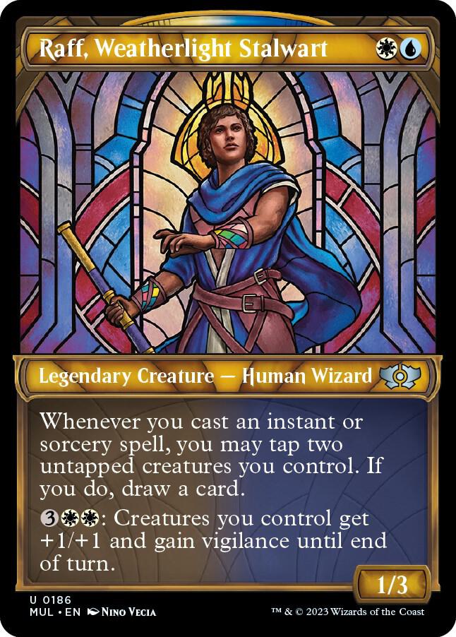 Raff, Weatherlight Stalwart (Halo Foil) [March of the Machine: Multiverse Legends] 186