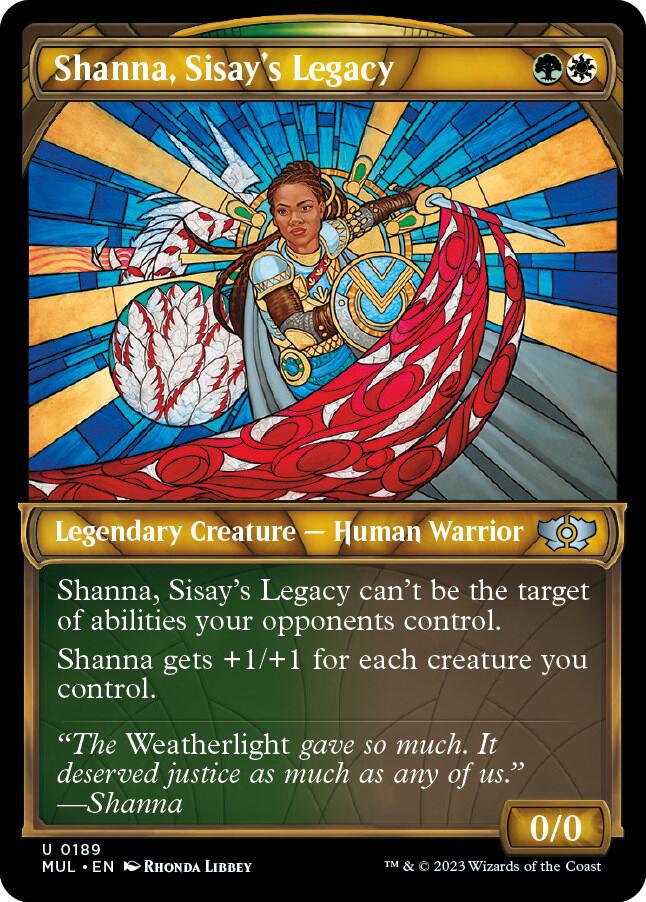 Shanna, Sisay's Legacy (Halo Foil) [March of the Machine: Multiverse Legends] 189