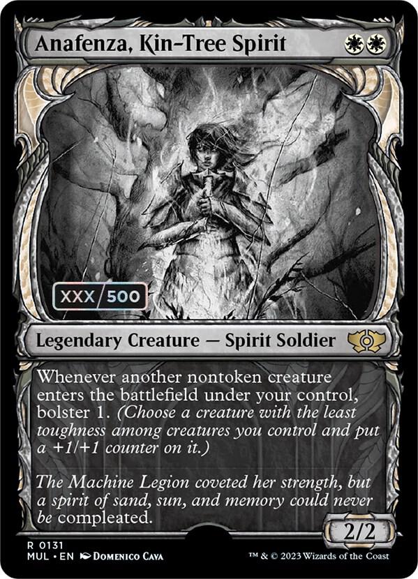 Anafenza, Kin-Tree Spirit (Serial Numbered) [March of the Machine: Multiverse Legends] 131