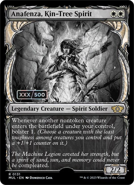 Anafenza, Kin-Tree Spirit (Serial Numbered) [March of the Machine: Multiverse Legends] 131