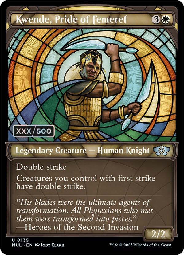 Kwende, Pride of Femeref (Serial Numbered) [March of the Machine: Multiverse Legends] 135
