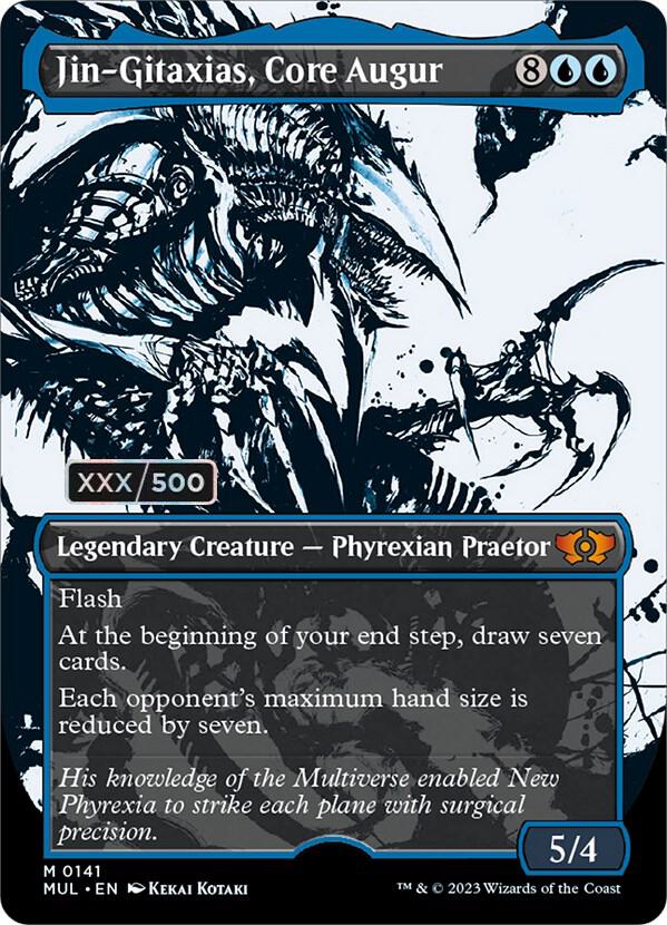 Jin-Gitaxias, Core Augur (Serial Numbered) [March of the Machine: Multiverse Legends] 141