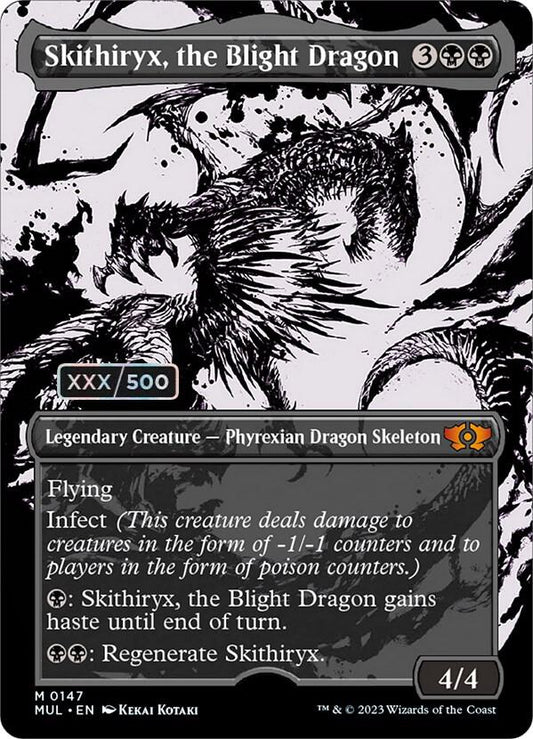 Skithiryx, the Blight Dragon (Serial Numbered) [March of the Machine: Multiverse Legends] 147