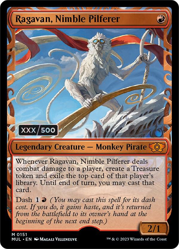 Ragavan, Nimble Pilferer (Serial Numbered) [March of the Machine: Multiverse Legends] 151