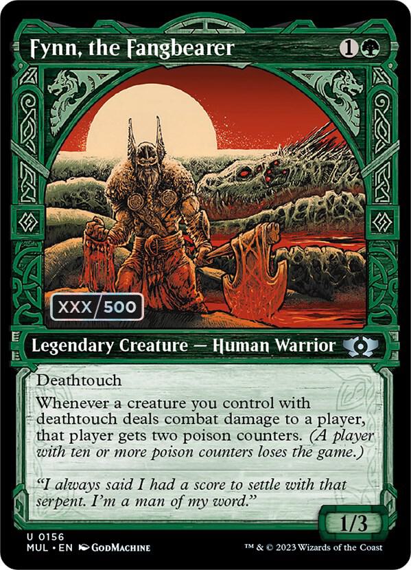 Fynn, the Fangbearer (Serial Numbered) [March of the Machine: Multiverse Legends] 156