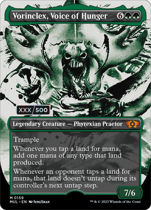 Vorinclex, Voice of Hunger (Serial Numbered) [March of the Machine: Multiverse Legends] 159