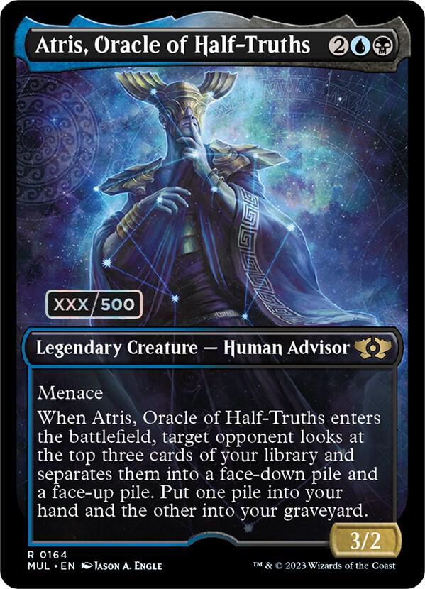 Atris, Oracle of Half-Truths (Serial Numbered) [March of the Machine: Multiverse Legends] 164