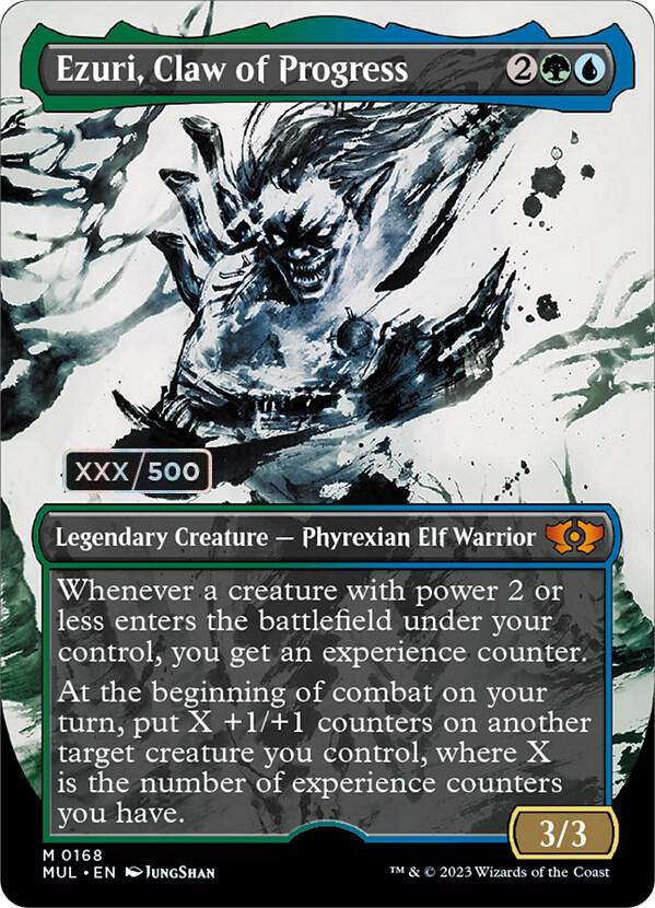 Ezuri, Claw of Progress (Serial Numbered) [March of the Machine: Multiverse Legends] 168