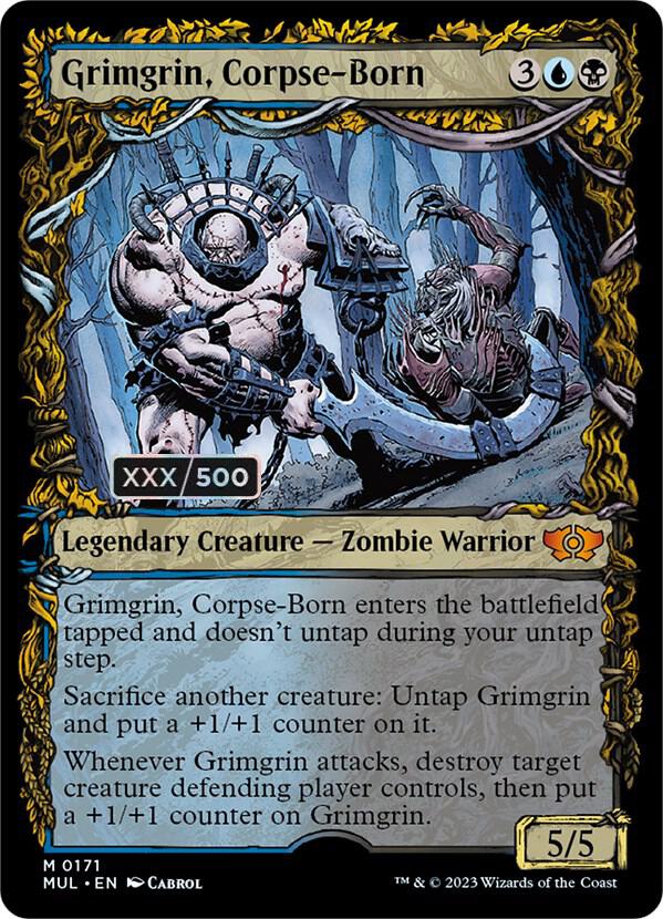 Grimgrin, Corpse-Born (Serial Numbered) [March of the Machine: Multiverse Legends] 171